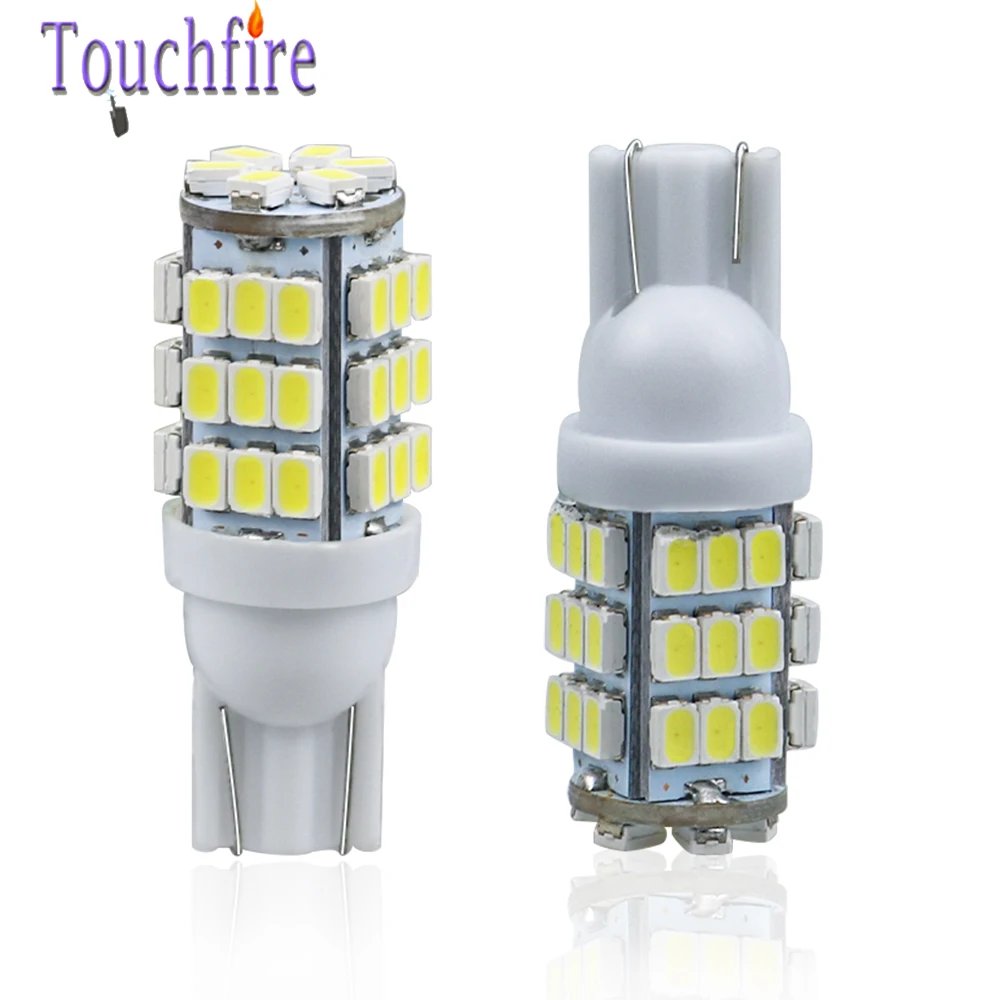 100 шт. T10 W5W 3020SMD Клин 42LED лампы для салона автомобиля лампа для чтения купол боковой габаритный стояночный светильник 168 194 авто лампа белый синий розовый