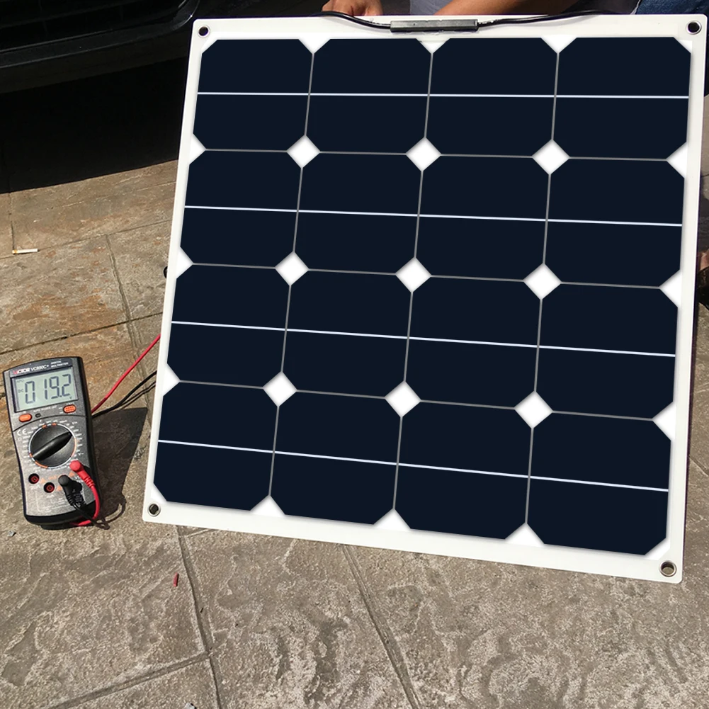20-300 Вт 18В ClassA Sunpower Полугибкие и гибкий Панели солнечные для лодки RV Солнечный Зарядное устройство Защита окружающей среды защищены