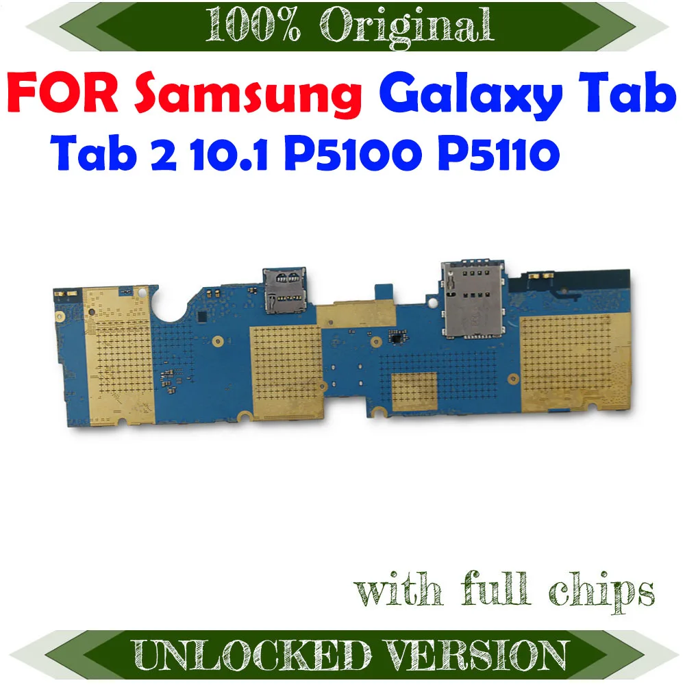 Материнская плата для Samsung Galaxy Tab 2 10 1 P5100 3G P5110 Wi Fi ГБ ОЗУ 16 Гб ПЗУ оригинальная