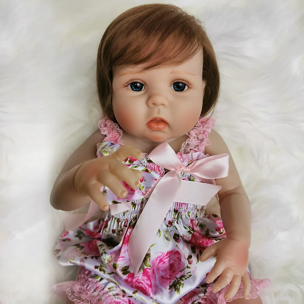 OtardDolls Bebe Baby Reborn Doll 20 дюймов 50 см полный силиконовый винил Bebe Reborn Dolls восхитительный реалистичный Малыш для подарка быстрый ши