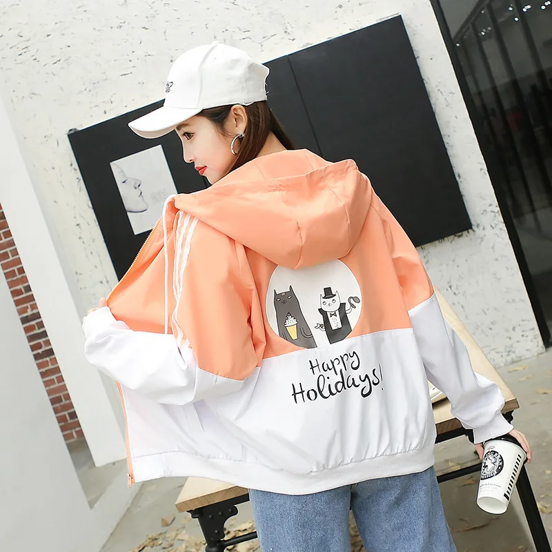 

19 Early Spring INS Super Fire BF Hong Kong Style Baseball Uniform Korean-style Hipster Loose-Fit Women's Casual Jacket Fashion