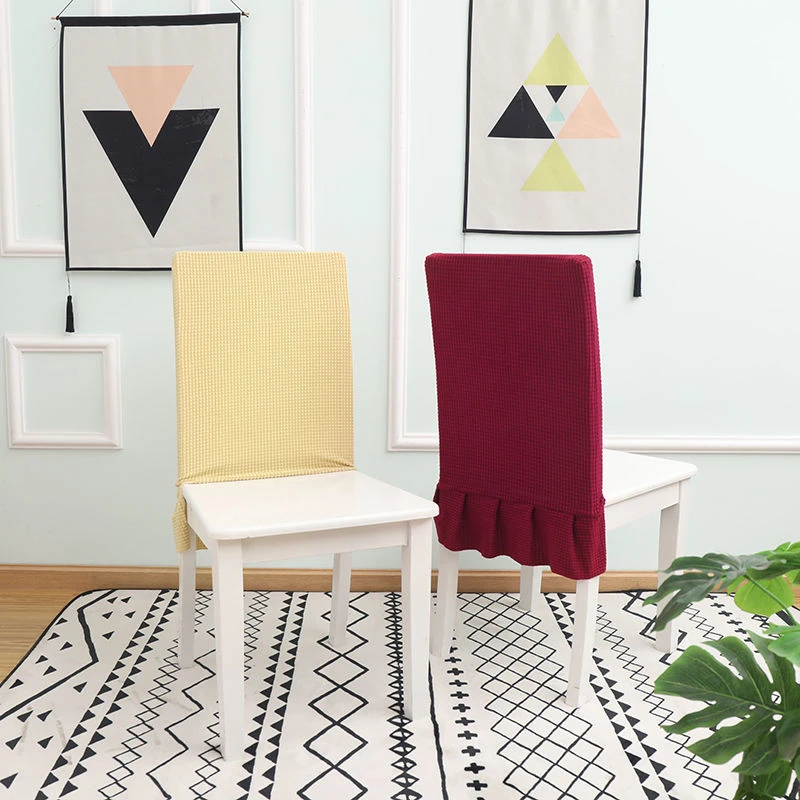 Super suave respaldo elástico funda de LICRA para silla elástica fundas de asiento para sillas de comedor casa asiento Simple fundas para Sillas|Cubiertas de silla| AliExpress