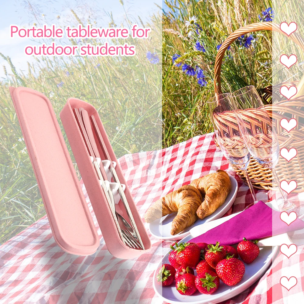 3 шт. милый набор посуды из нержавеющей стали для детей Микки вилка Минни чайная