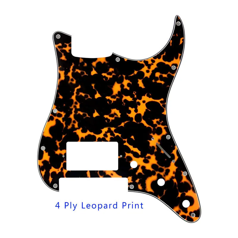 Custom Pleroo Guitar Pickguard-для США 11 винтовых отверстий Stratocaster с Floyd Rose Tremolo Bridge PAF Humbucker H царапина пластины