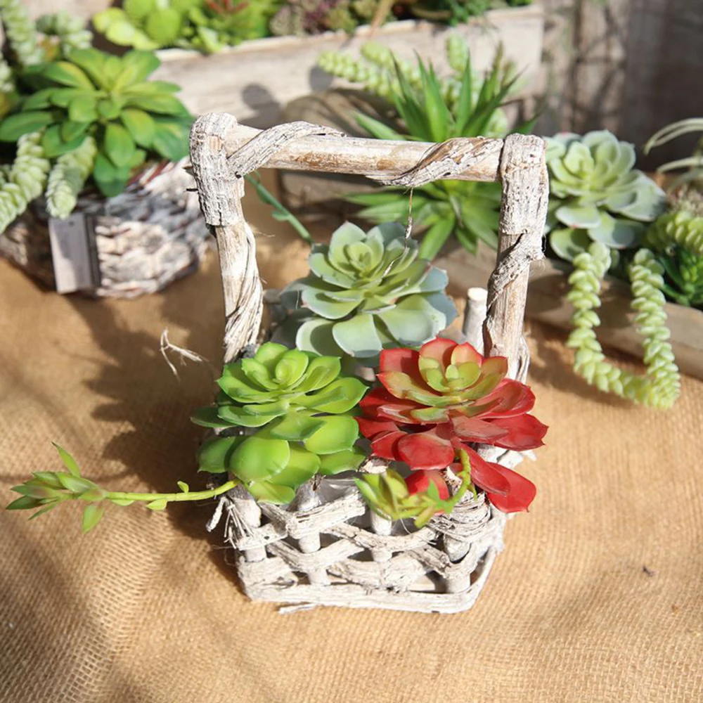 

Artificial Plant DIY Vivid Succulent Meat Plants Flower Head Creative Fashion DIY Accessories Simulation Flower Simulation Plant
