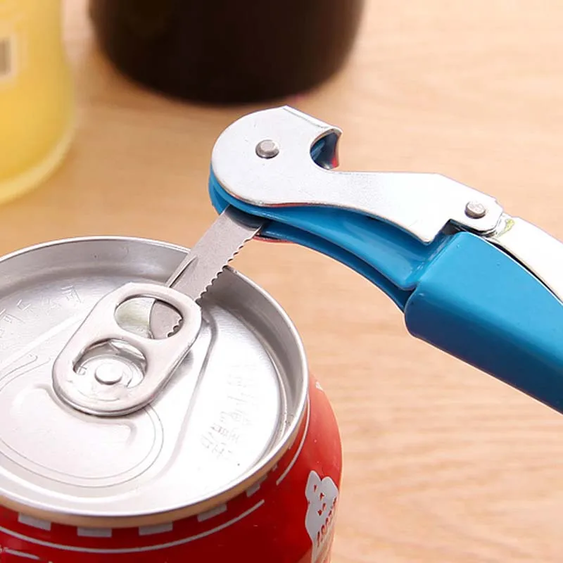 Tofok Multifunction Can Beer Bottle Opener Creative Jar Gripper Lid Twist Off Remover Cutter For Kitchen Tools Bar Accessoires