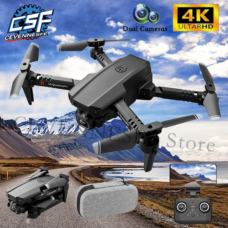 2021 Новый XT6 мини-Дрон с разрешением 4K HD двойной Камера Wi-Fi Fpv воздушный Давление
