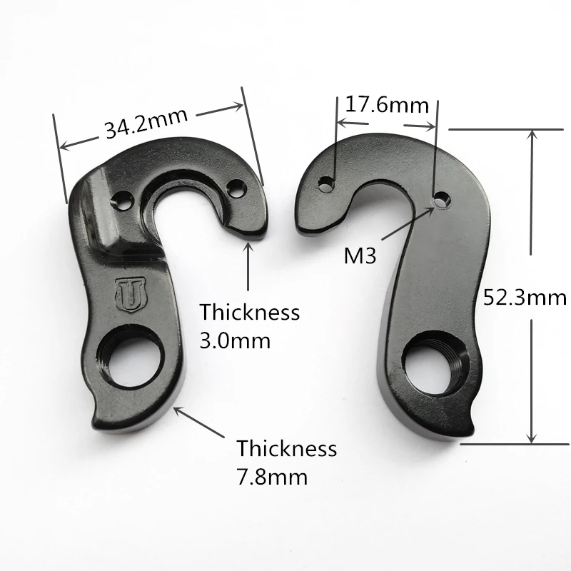 1 Pz Lega Bicicletta Posteriore Deragliatore Ganci Dropout Extender Gear Hanger Per Trek Lexa Slx Emonda Lexa Trek Hitachi Crockett Domane