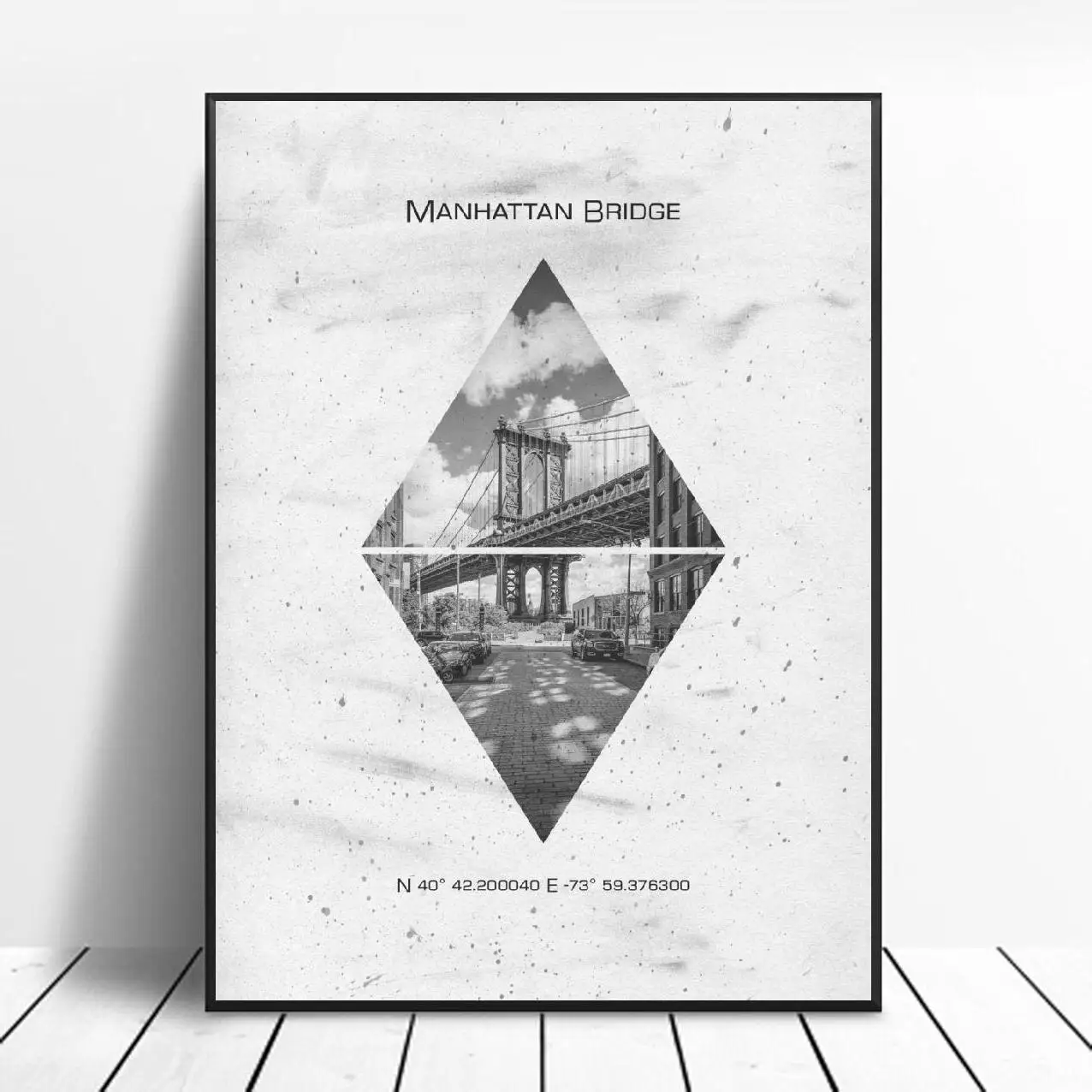 Манхэттенский мост Картина на холсте настенные художественные рисунки домашний