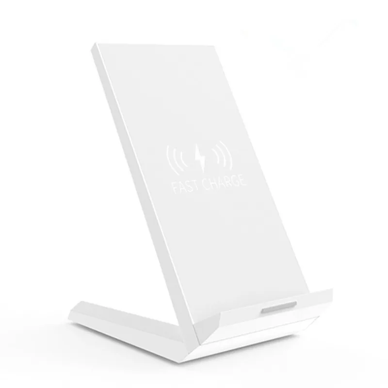 15 Вт Qi Беспроводное зарядное устройство для samsung S9 S10 iPhone X XS MAX XR 8 Plus для Xiaomi 9 huawei P30 pro 10 Вт быстрая Беспроводная зарядная подставка - Цвет: White
