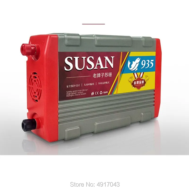 SUSAN-935MP Синусоидальная волна инвертор головка наивысшей мощности 12V 1200W электронный усилитель мощности Экономия комплект машина рыбной ловли