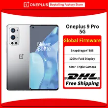 DHL Free Shipping Global Firmware Oneplus 9 Pro 5G MobilePhone Snapdragon 888 Octa Core 65W Flash Charge 6.7 " 120Hz AMOLED