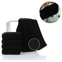 Towels Premium Black Hand Towels-100%Cotton,Ultra Soft and Highly Absorbent,600GSM  Hand Towels,Hotel& Spa Quality Hand Towels 1
