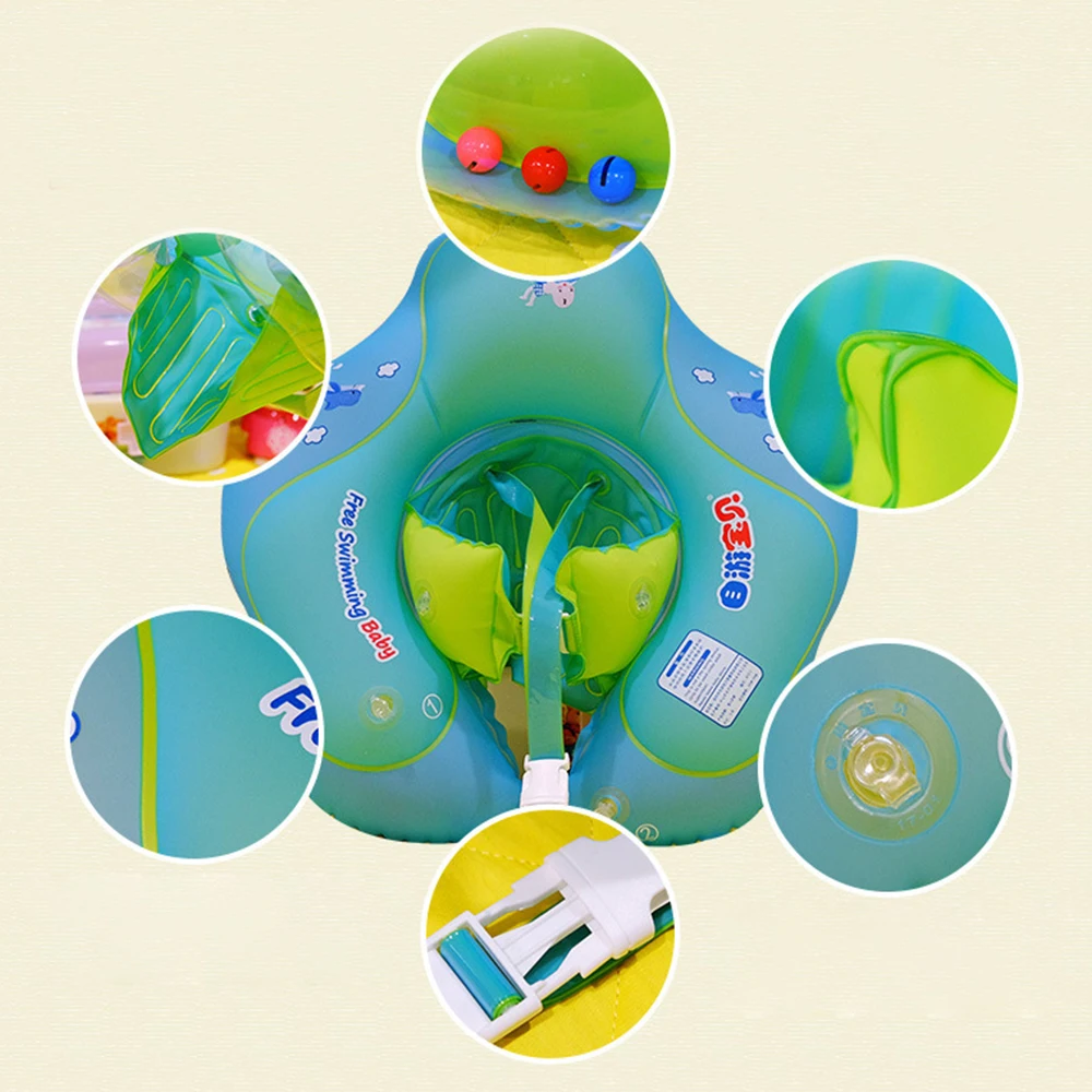 Плавательный круг для детей Детские аксессуары бассейн надувной круг плавучий буй дети плавучее спасательное младенческое подмышка плавающий бассейн