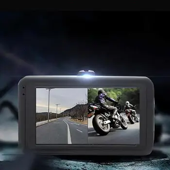 

3Inches Motorcycle DVR Automobile Data Recorder HD 720P Waterproof Front Rear Dual Record Motorcycle DVR For Car Motorbike