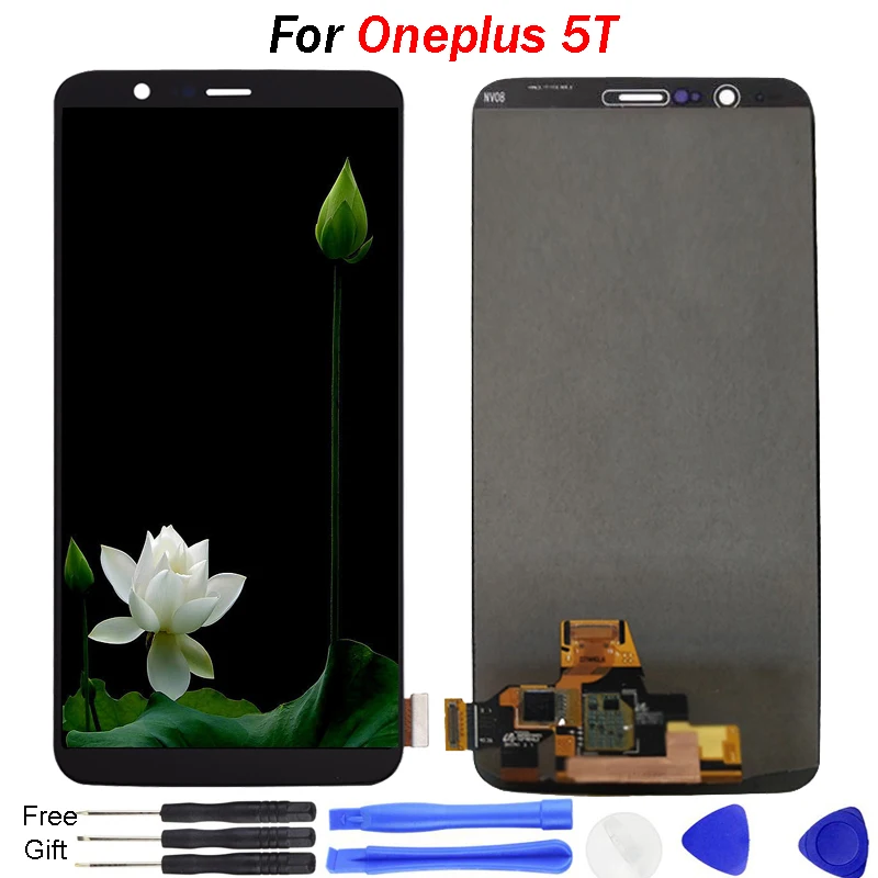 

Original for Oneplus 5T LCD Display Touch Screen Digitizer Assembly for Oneplus 5T Screen Replacement 6.01inch A5010 Display