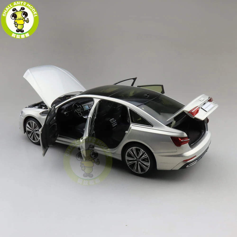 1/18 все новые Audi A6 A6L литая модель автомобиля игрушки для мальчиков и девочек Коллекция подарков