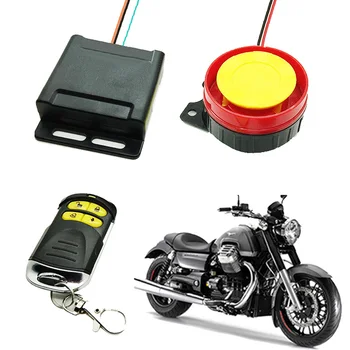 

1Set 12V Motorcycle Bike Anti-theft Security Alarm System Scooter 125db Remote Control Key Shell Engine Start Motorcycle Speaker