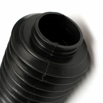 

2pcs Rubber Boots Gaiters Set 230mm Black Fork Dust Covers Shock absorber