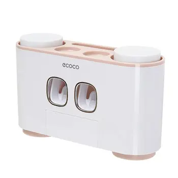 

Four Cups Of Happiness Home Four Family Of Teeth Toothpaste Washing Cup Toothbrush Holder Set Toothbrush Hanging Storage Box