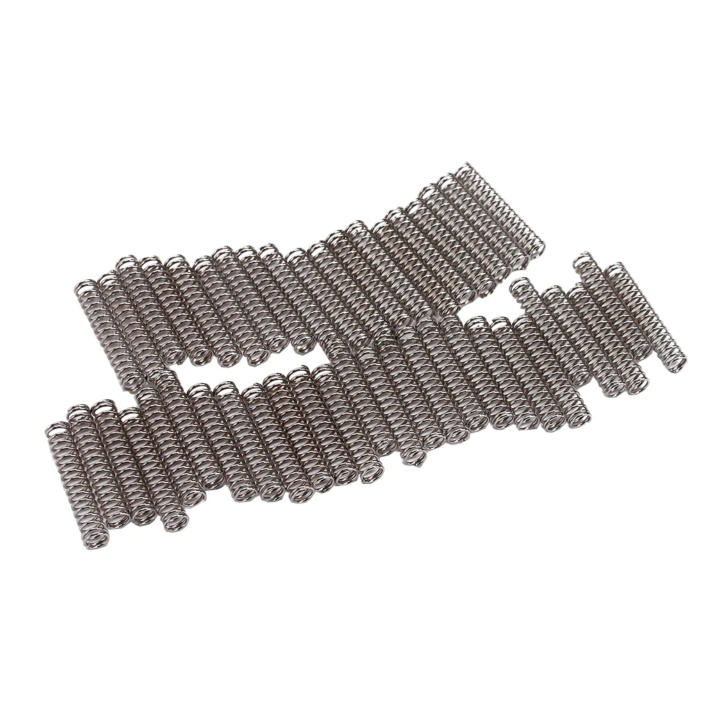 45 Pack Guitar Humbucker Pickup Frame Springs For Electric Guitar Parts 25x4.7mm