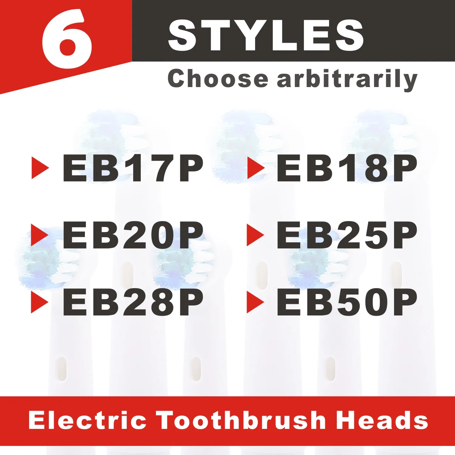 8/12Pcs Testine Di Ricambio Per Spazzolino Elettrico Orale B Fit B Raun Professional Care/Professional Care Smartseries
