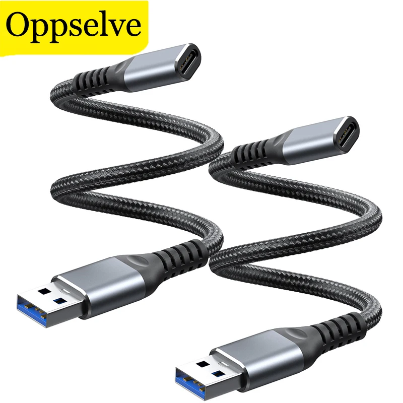 Кабель-адаптер с разъемами USB 3 0 и типа C папа односторонний для зарядного