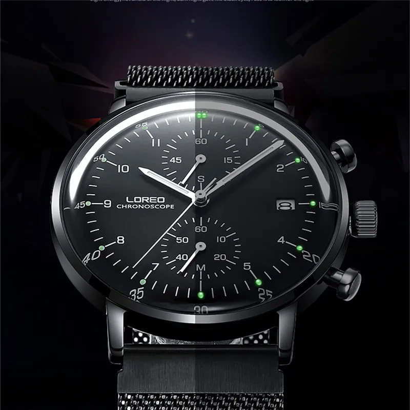 Luxury Brand Men Steel Waterproof Luminous Casual Quartz Watches Calendar Sapphire Crystal Military Sport Wristwatch Reloj