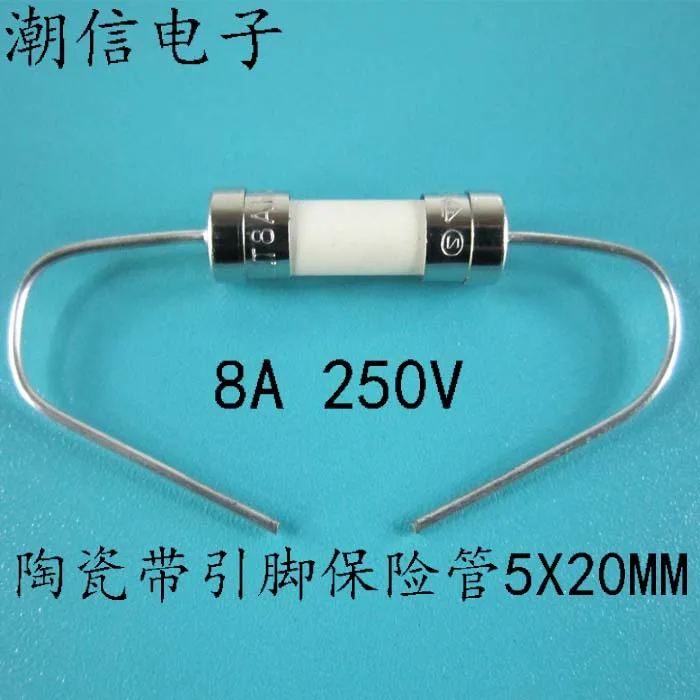 10CPS T8AH250V T8A250V 세라믹 벨트 핀/LCD 퓨즈 - 티몬