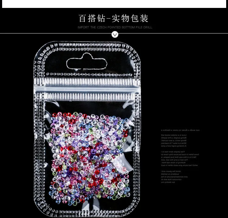 Крест-граница для роспись ногтей размер ассортимент упаковка цвет Swarovski алмаз плоский искусственный бриллиант горячий сверлильный гвоздь