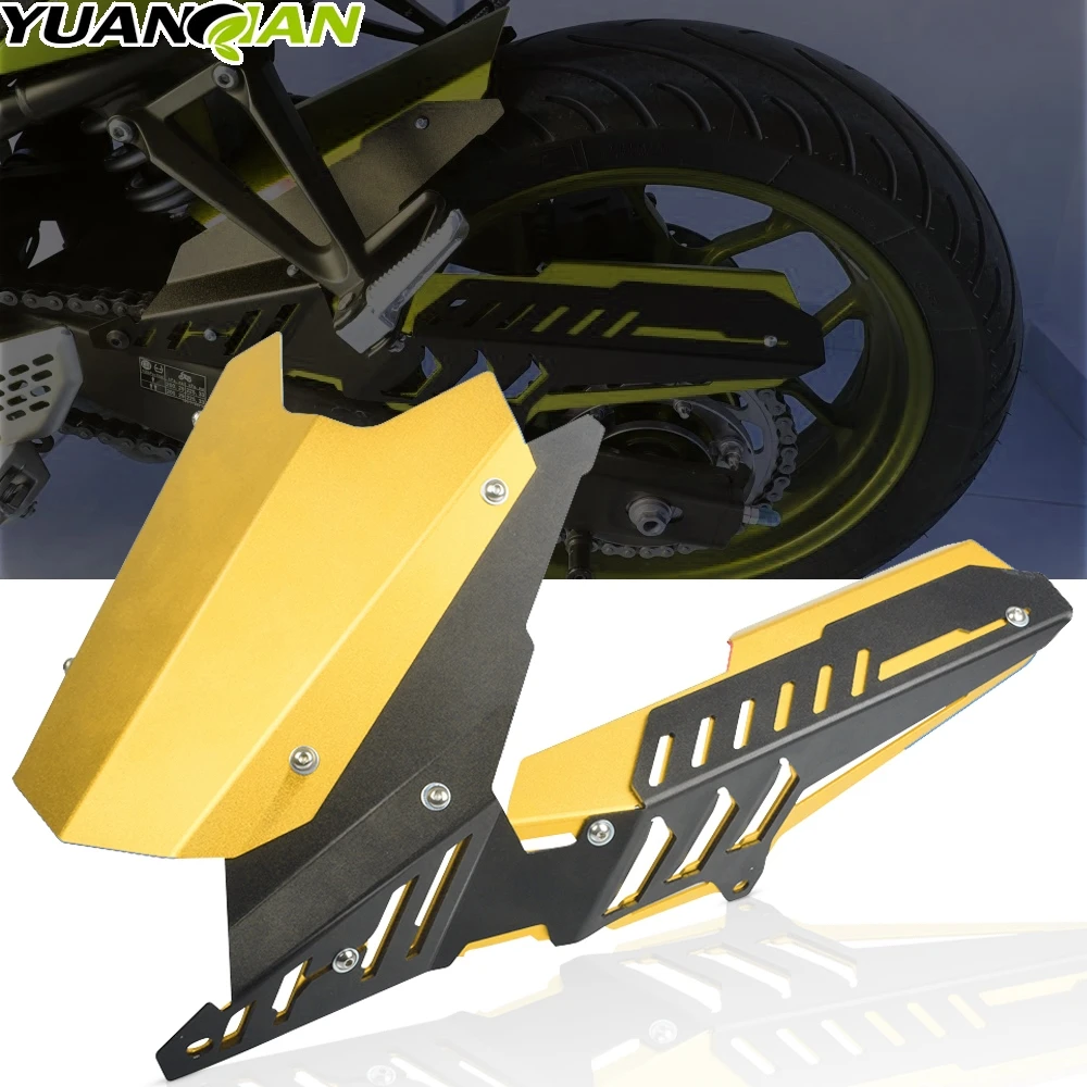 CNC Motorcycle Rear Mudguard Fender Chain Guard Cover for Yamaha YZF R25 R3 MT03 CNC Motorcycle Rear Mudguard Fender Chain Guard Cover for Yamaha YZF R25 R3 MT03