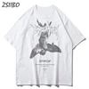 Harajuku Art Fallen Angel  Mens T-shirt Summer Cool Unisex Hip Hop Funny Printed Tshirt Casual T Shirt Streetwear Tops 2