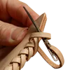 3pcs leather sewing craft tool  Leather rope needle Leather needle knitting needle double hole leather rope lace needle DIY ► Photo 1/5