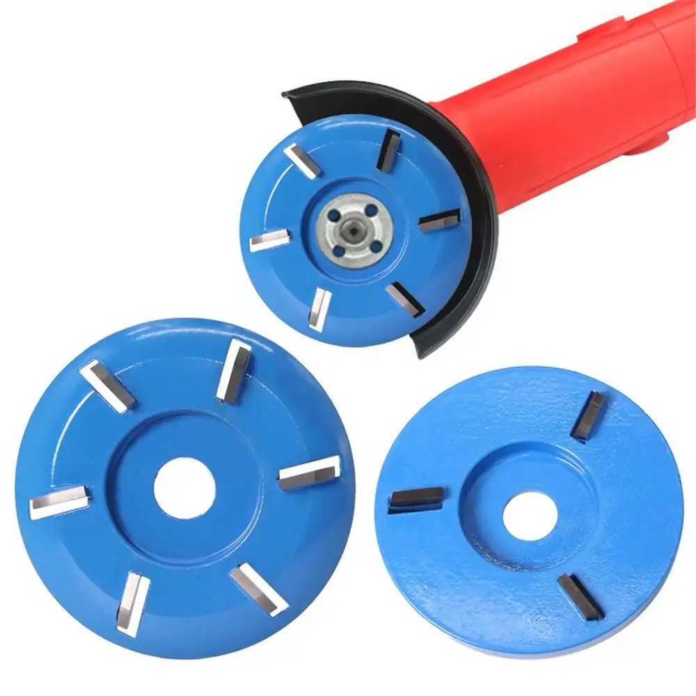 

Three/Six Teeth Power Wood Carving Cutter Disc Milling Set 90mm Diameter 16mm Bore Milling Cutter for Angle Grinder Kit