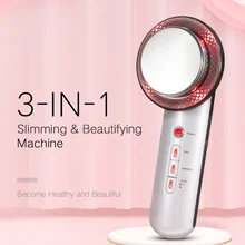 3 in 1 Gesichts Lifting EMS Infrarot Ultraschall Körper Massager Gerät Ultraschall Abnehmen Fett Brenner Kavitation Gesicht Schönheit Maschine