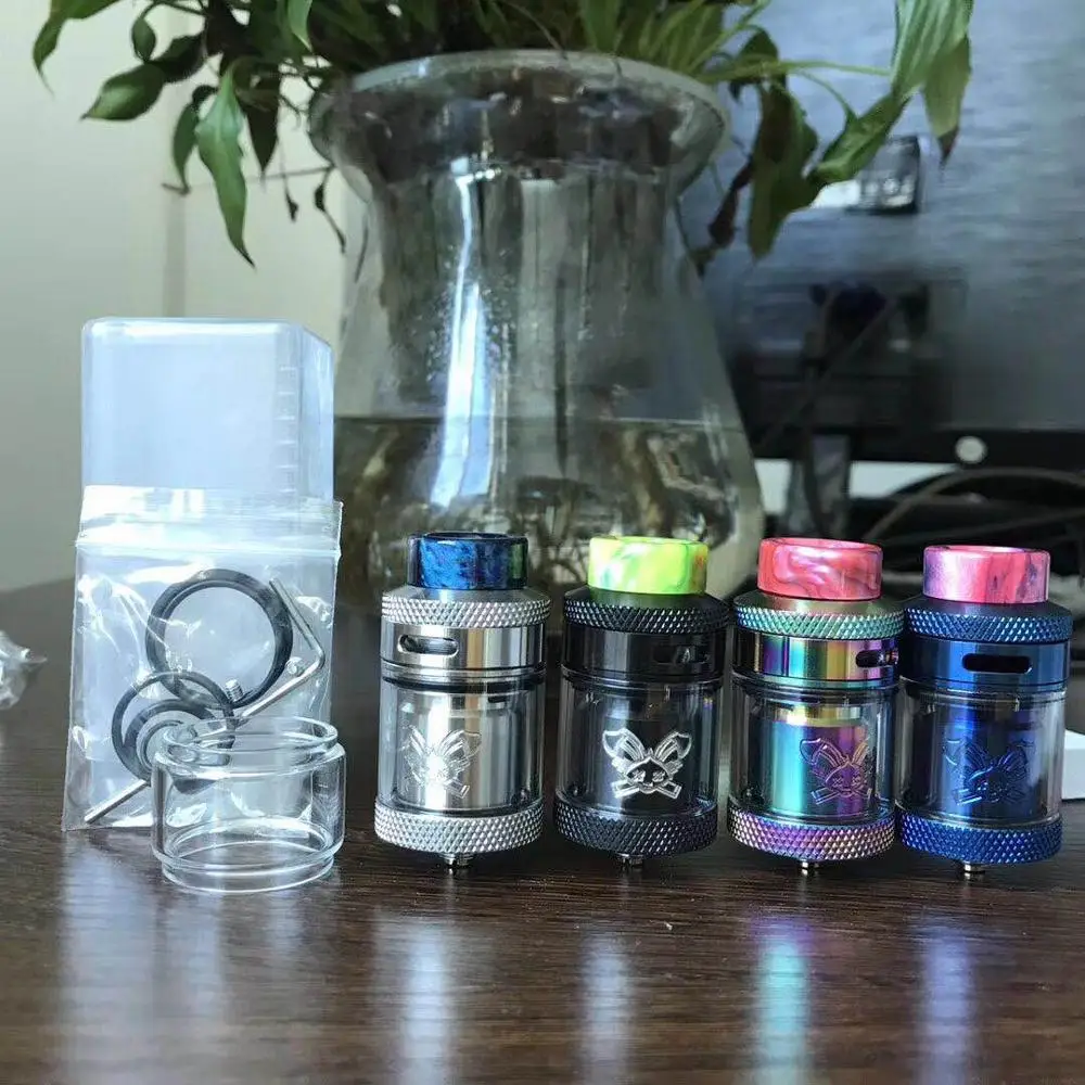 Резервуар атмосферный Dead Rabbit BF RDA алюминиевая Поддержка одной/двойной катушки