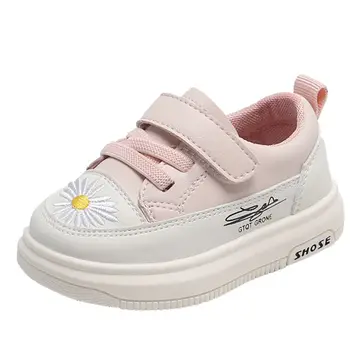 

0-3Years Kids Girls Boys Flower Pu Leather Sneakers Fashion 2020 New Spring Autumn Children Shoes Unisex Toddler Boys Girl Flats