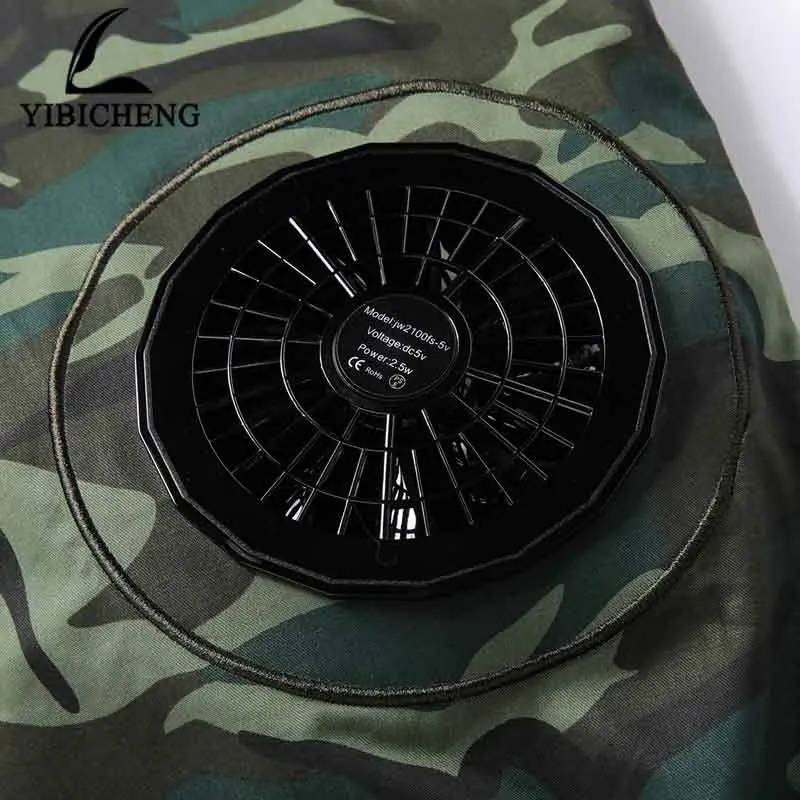 Serve Cold Air Conditioner Labor Insurance Work Clothes Electric Welding Serve Camouflage More Pocket Go Fishing Loose Coat