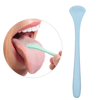 

Odor Eliminator Oral Care Clean Tongue Cleaner Scraper Handle Hygiene Good Breath Massage