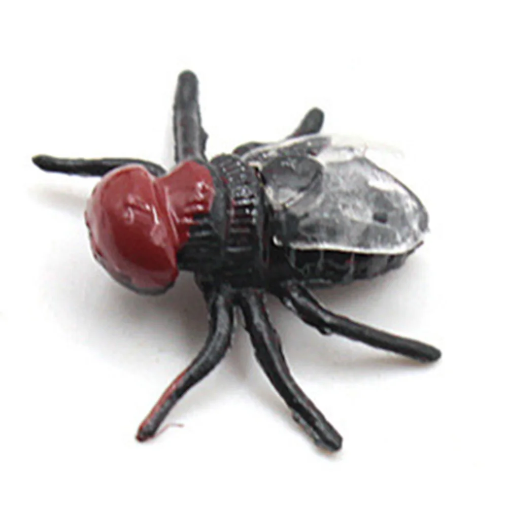 Funny Simulation Insect Realistic Flies Jokes Props Joking Bugs Prank Toys 50Pcs prank toys joke toys