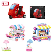 Новое поступление ZRK Мини Строительные блоки игра автомобиль