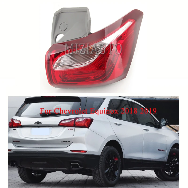 

MIZIAUTO 1PCS Rear tail lights Out side For Chevrolet Equinox 2018 2019 Outside Brake Light Tail lamps Rear Bumper Light