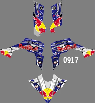 

0917 Motorcycle Team Graphic & Backgrounds Decal Sticker Kits for Yamaha YFZ-R 450 2014 2015 2016 2017 2018