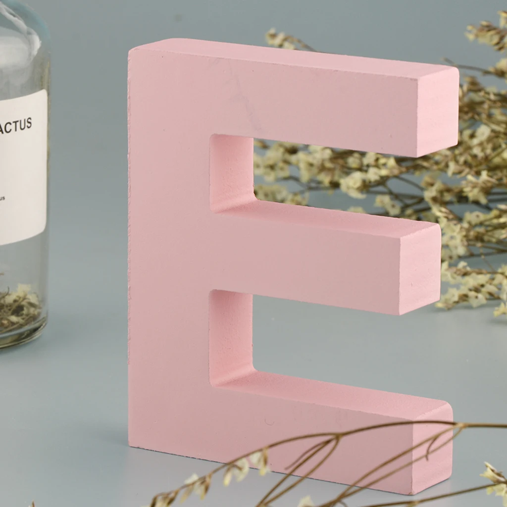 Wood Marquee Alphabet Letters Wedding Baby Shower Decoration Wall Sign A-Z, 26 Letters, Wall Decorations