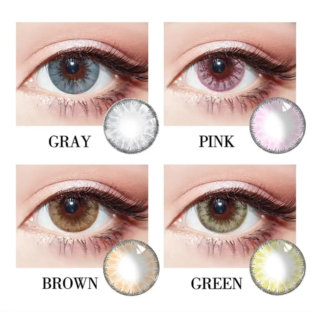 

Cosplay Halloween Accessories Makeup Colorful Circles 1 Pair Con Makeup Beauty Tools New Sale