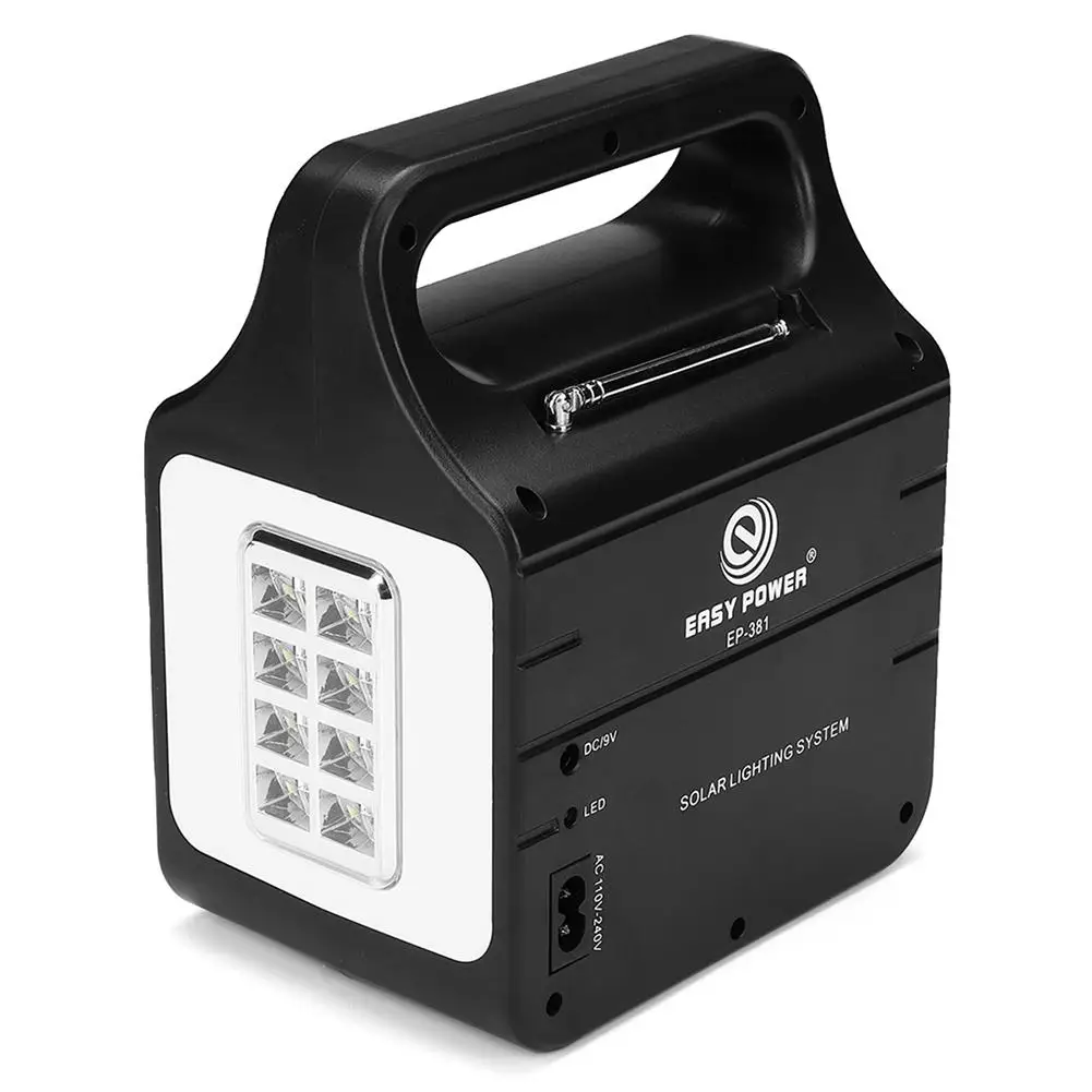 

Power Tool Accessories 110V-220V Home Solar Power Generator System 6V 24W Portable Multifunctional Solar Panel Backup Power