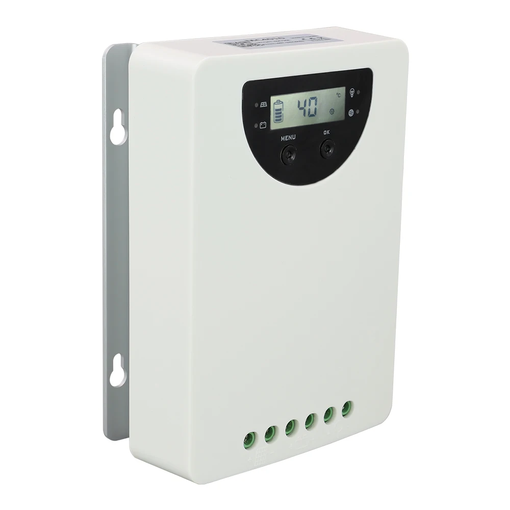 Solar e Controlador de Descarga Carregamento para Gel Mppt Carga Automático Boost Equalização Float Líquido Agm Lítio 40a 12v 24v Mppt 40a carga solar e controlador de