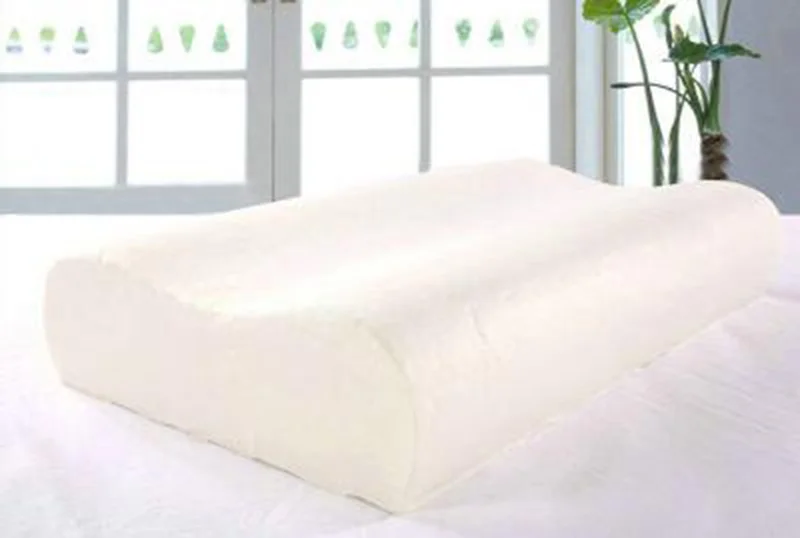 Memory Foam постельные принадлежности защитная подушка для шеи медленный отскок Подушка-бабочка здоровья затылочный шейный размер 30*50 см - Цвет: white