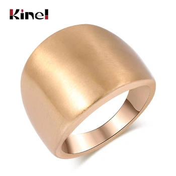 

Kinel Hot 2019 Fashion Gold Natural Style Ring For Women Punk Rock Heavy Metal Party Rings Vintage Jewelry Halloween Gift