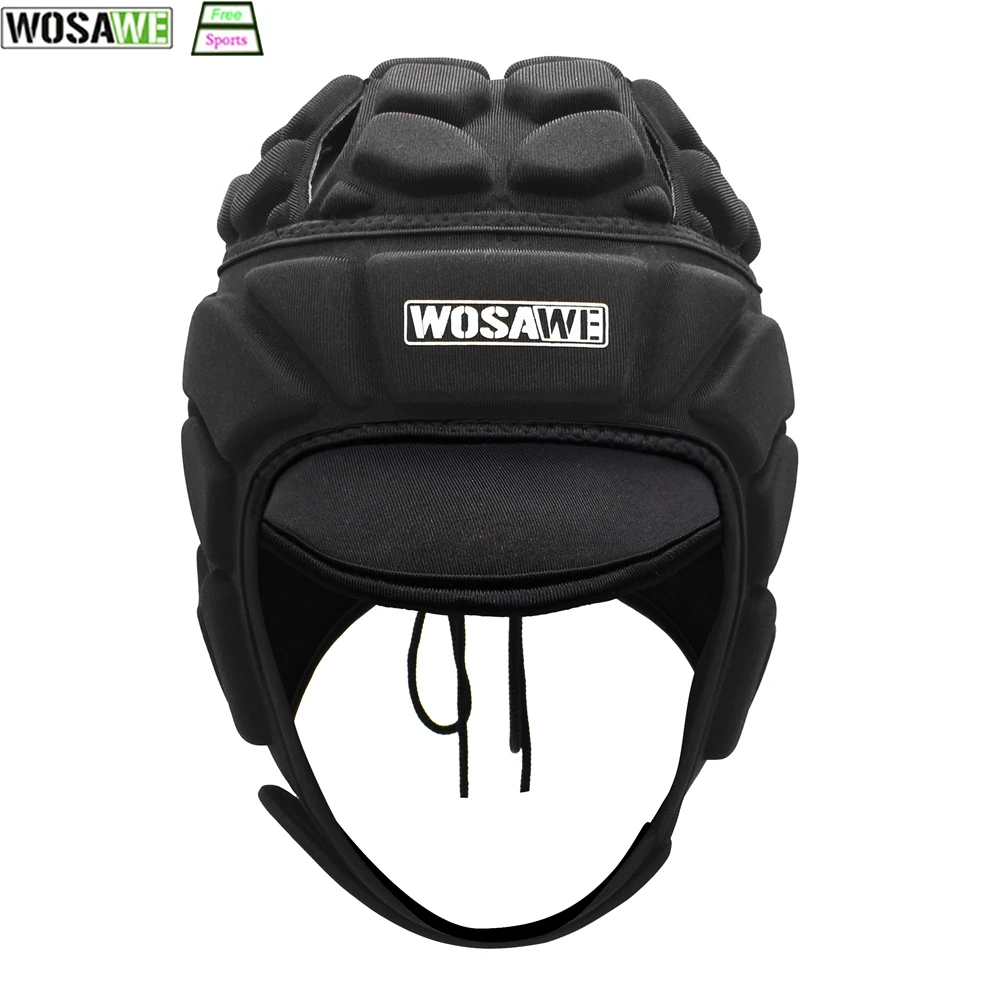 WOSAWE Football Soccer Goalkeeper Helmet Sports Head Guard Cycling Motorcycle skating surfing Head Protective Gear